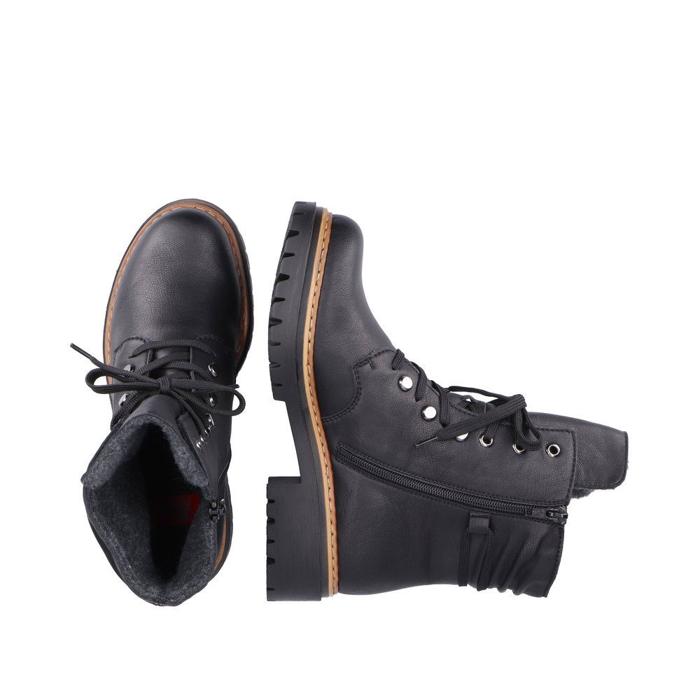 Rieker damestøvle i sort | Model: 72621-00 | ®Rieker-shop.dk