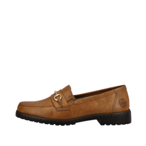 Rieker loafers i brun til dame 51860-24