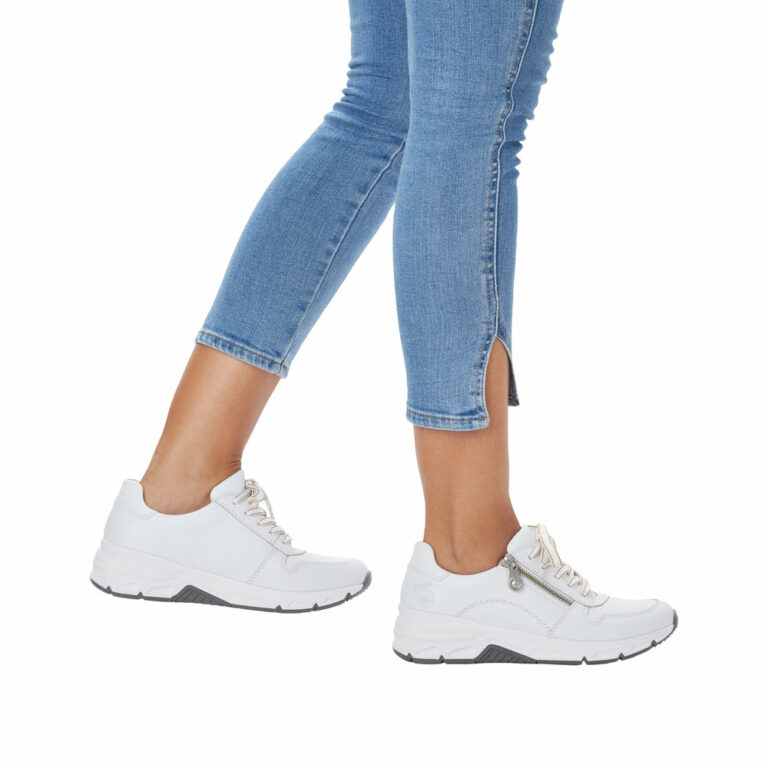 Rieker sneakers i hvid til dame