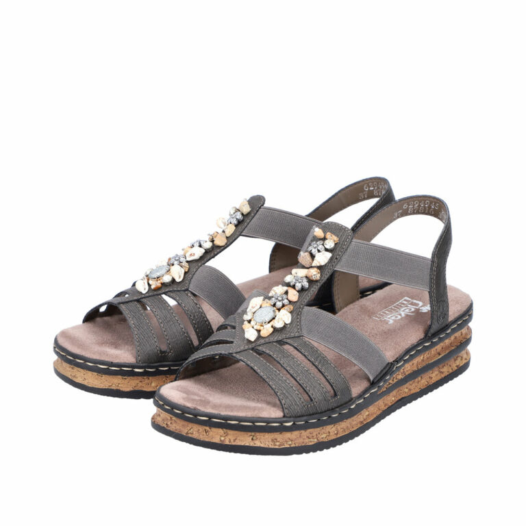 Rieker Femme Chaussures Basses N0967, Dame Mocassin,Chaussons