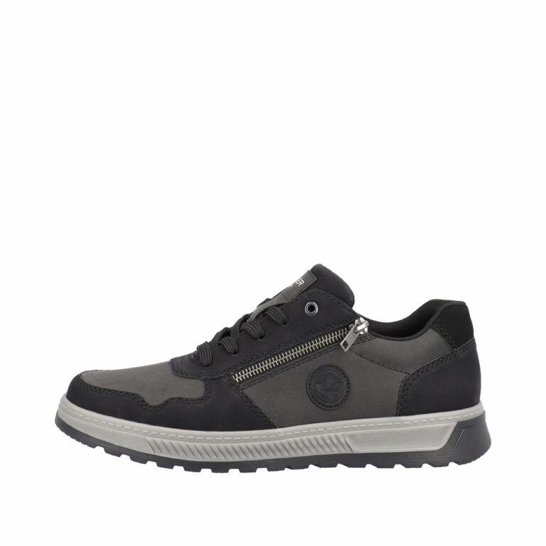 Rieker Sneakers zwart Textiel 37029 - Vergelijk prijzen