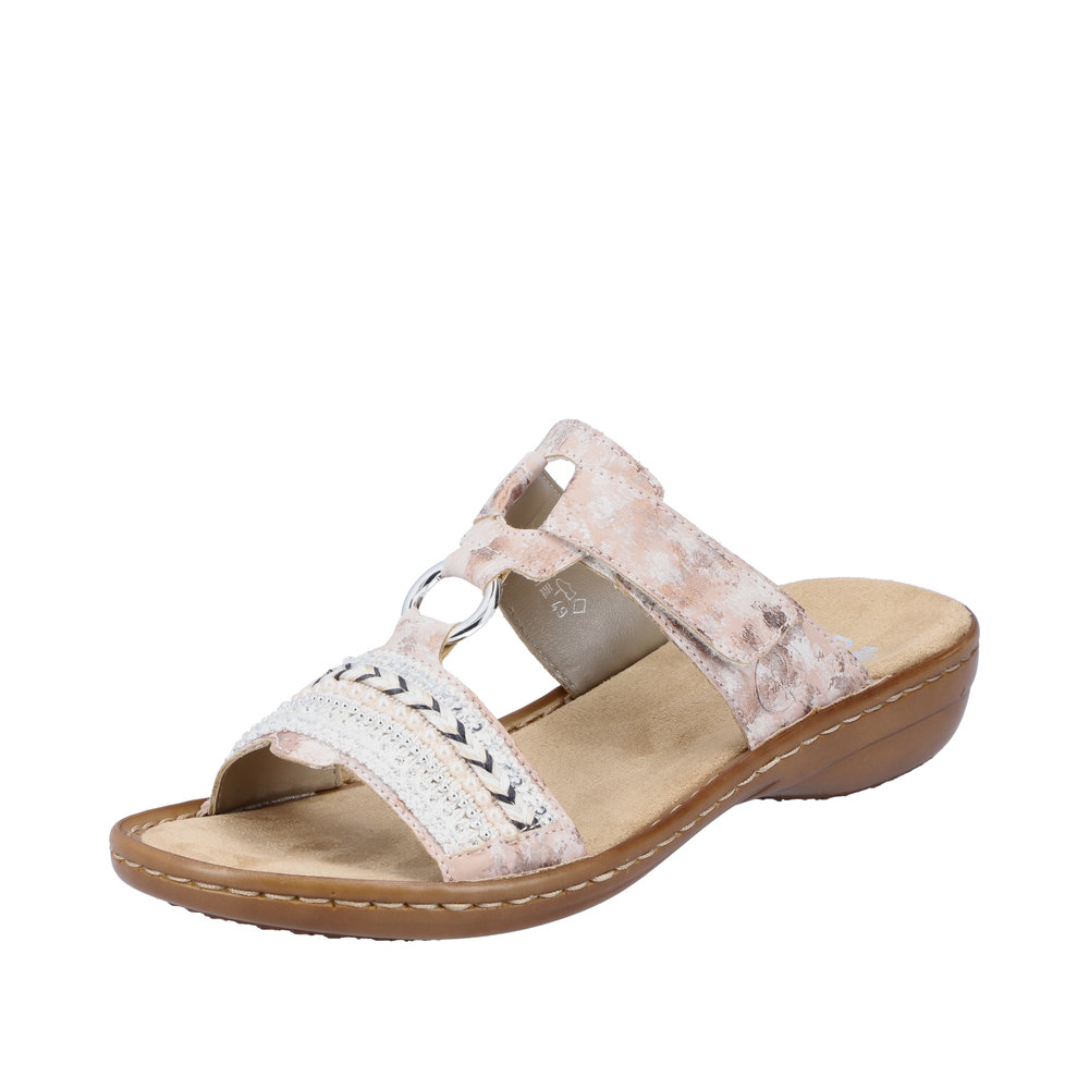 Mold hobby embargo Rieker sandal dame rosa | Model: 608M6-31 | ®Rieker-shop.dk