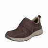 Rieker hyttesko herre i brun med velcro