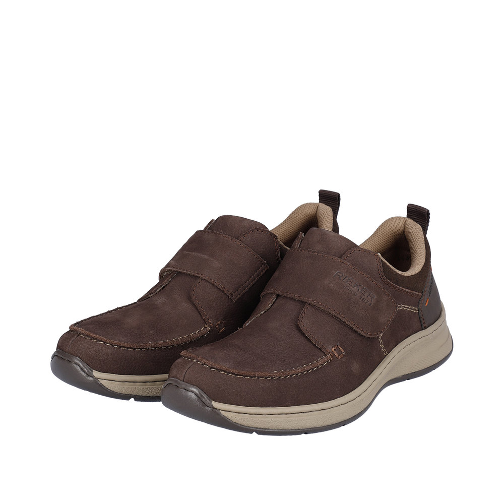 Rieker hyttesko herre skind sko brun | Rieker-Shop 》
