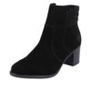 Rieker støvle til dame i sort med hæl og blød kvalitet. Model: Y2058-00
