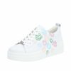 Remonte sneakers til dame i hvid med flotte farvedetaljer. Model: D1C03-80.