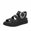 Rieker Revolution sandal til dame med velcro og spænde. Model: W1650-00