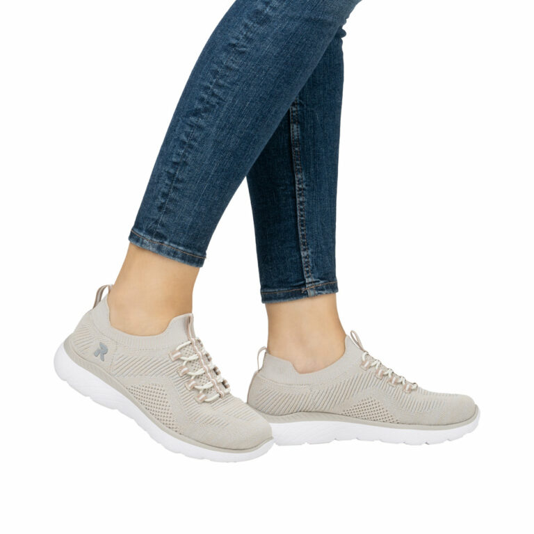 Rieker Damen Sneaker Halbschuhe bequeme Schnürschuhe M5058