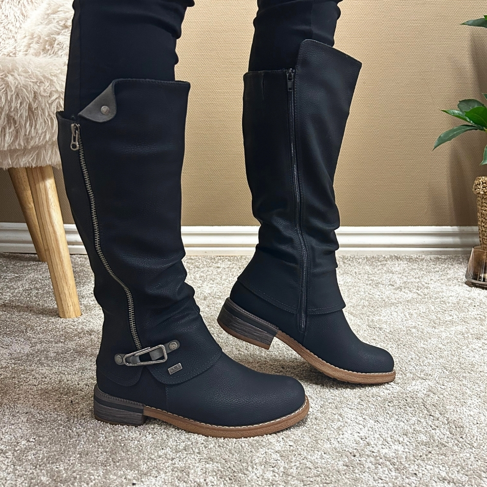 Rieker Lang Støvle Dame - Billede 2