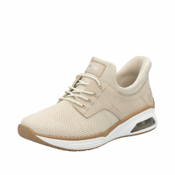 Rieker Ready 2 Go sneakers til dame i beige