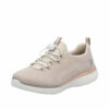 Rieker sneakers til dame i beige med elastik bånd