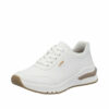 Rieker sneakers til dame i hvid med ekstra vidde H