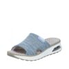 Rieker sandal til dame i blå med Air såler