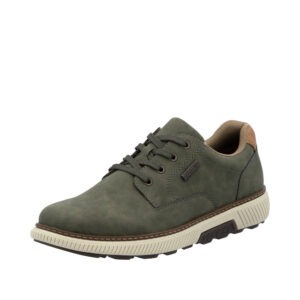 Rieker sneakers til herre i grøn med Rieker-Tex og udtagelig indersål samt ekstra bredde H