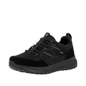 Rieker sneakers til herre i sort med Rieker-Tex og en udtagelig Rieker-Soft sål samt elastik
