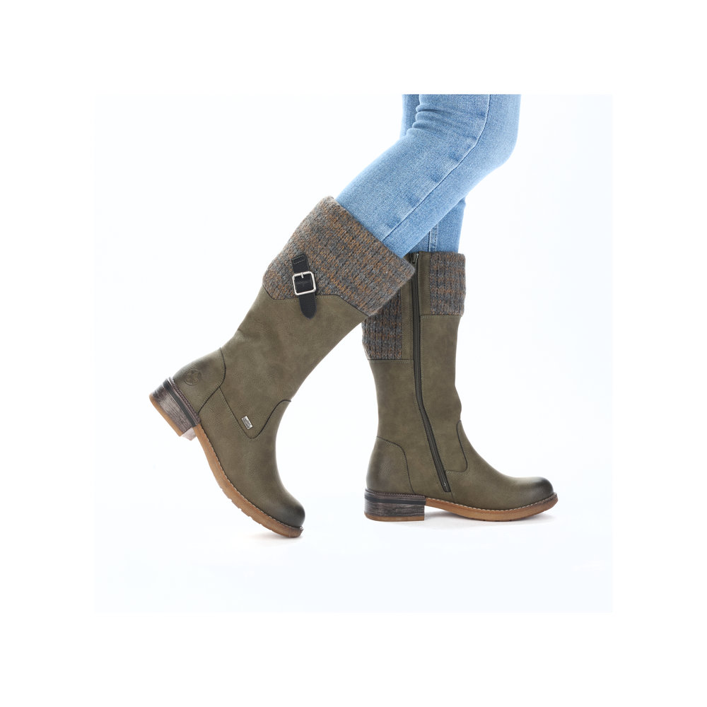 Rieker Lang Støvle Dame - Billede 2
