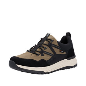 Rieker sneakers til herre i brun med udtagelig sål og ekstra bredde G samt udtagelig sål