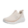 Rieker sneakers til dame i beige med udtagelig sål og ekstra bredde G