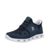 Rieker Ready 2 Go sneakers til herre i blå med elastik samt fast hælkappe og stødabsorbering