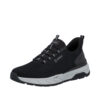 Rieker Ready 2 Go sneakers til herre i sort med fast hælkappe og udtagelig så samt ekstra bredde H