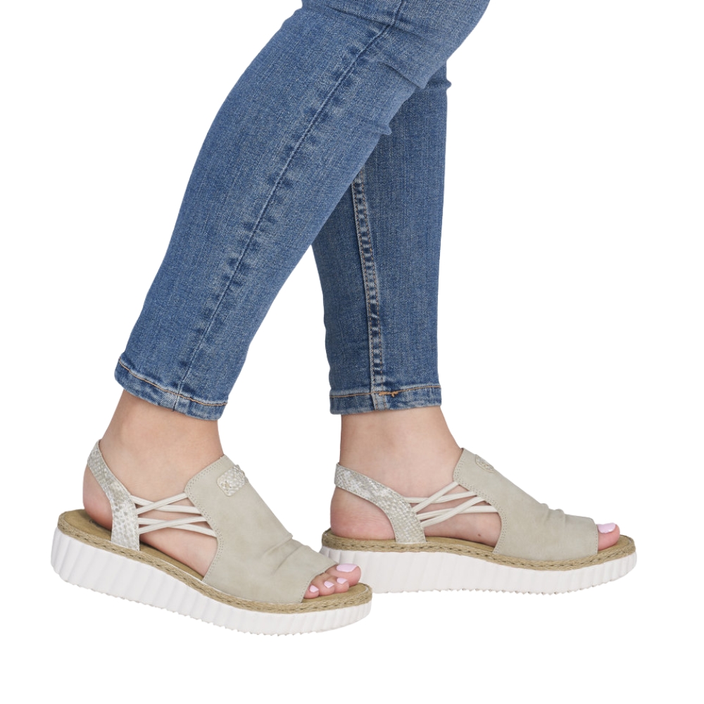 Dame Sandaler Beige - Billede 2