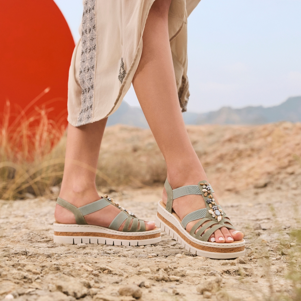 Rieker Sandal Dame - Billede 2