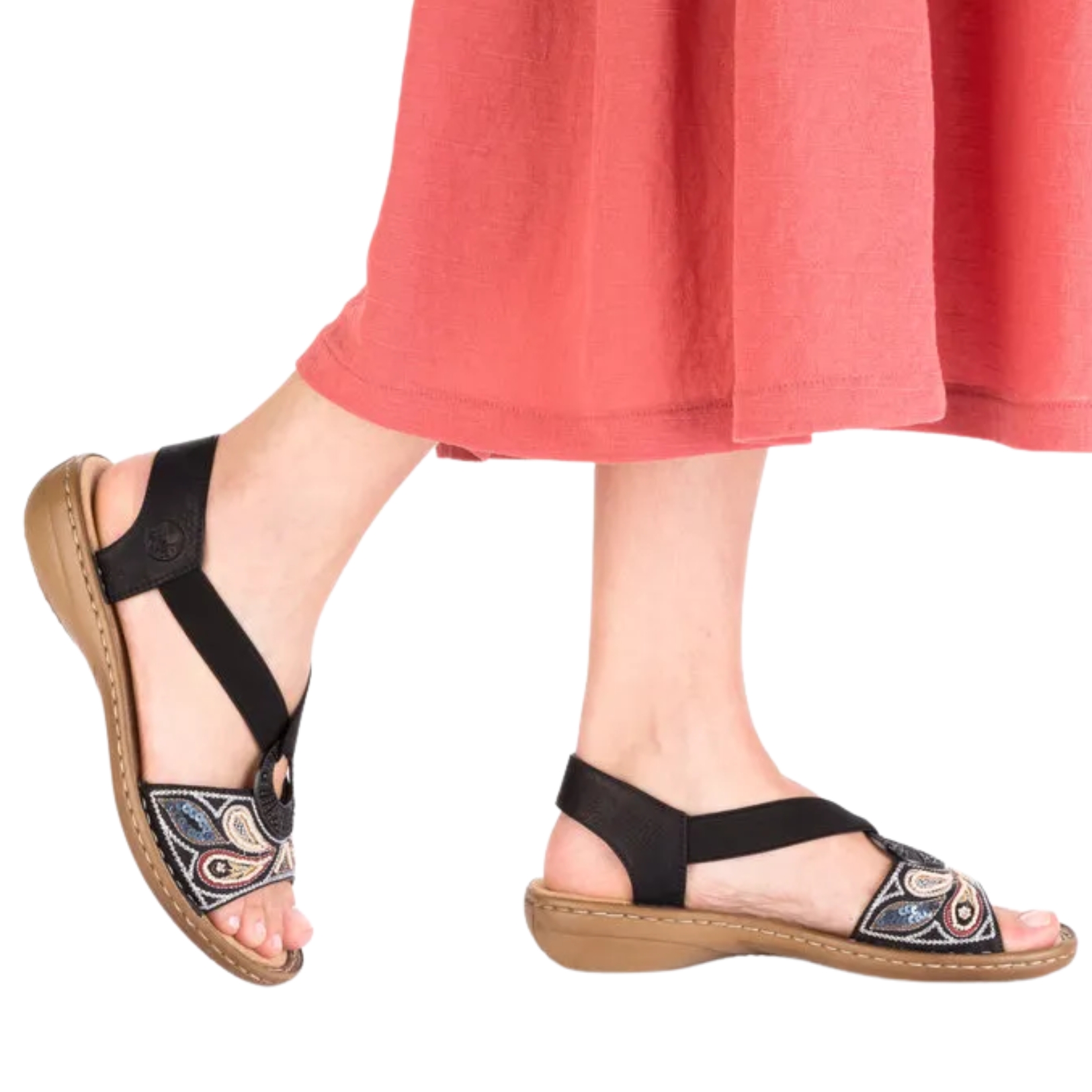 Rieker Sandal Dame - Billede 2