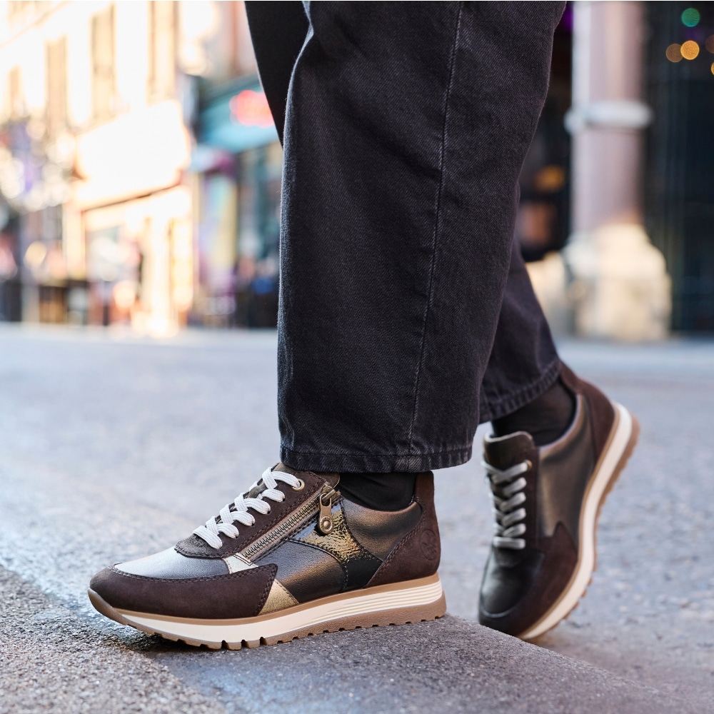Rieker Sneakers Dame - Billede 2