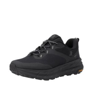 Rieker sneakers til herre i sort med udtagelig sål og justerbar elastik samt Rieker-Tex