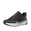 Rieker sneakers til herre i sort med snøre, udtageligt indlæg og Rieker Tex.